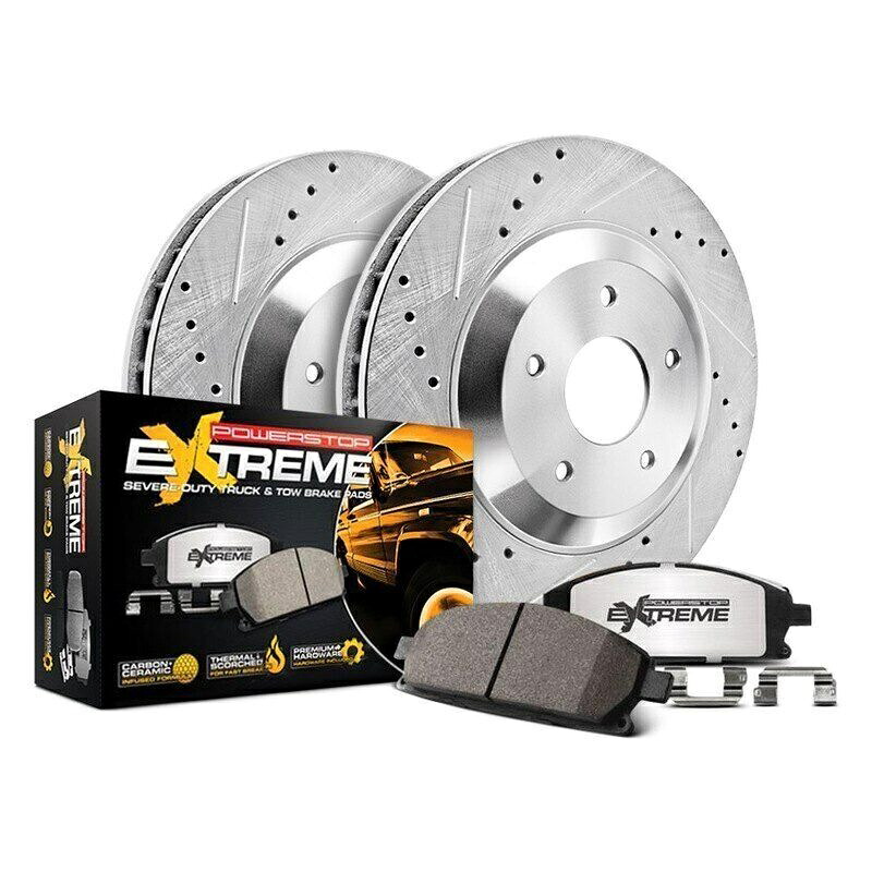 brake disc rotor hb208g.708 DTC-60 For Ford F-250 Super Duty 12 Brake Kit Power Stop 1-Click Extreme Z36 Truck &【並行輸入品】