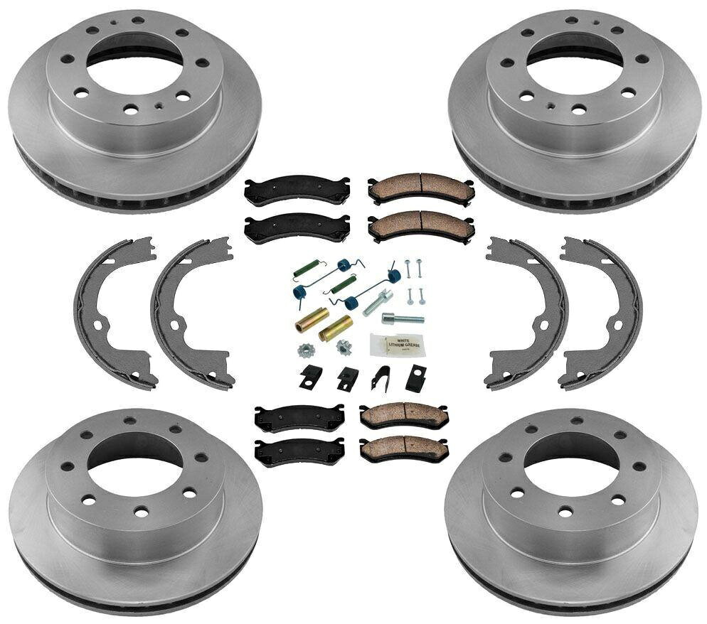 brake disc rotor 2007年年2009年年のの++リアドリルローターリアドリルローターとパッド5ラグ） AP Brake Rotors Ceramic Brake Pads Parking Shoes Spring Kit for Hummer H2 03-09【並行輸入品】｜Us Custom Parts Shop USDM