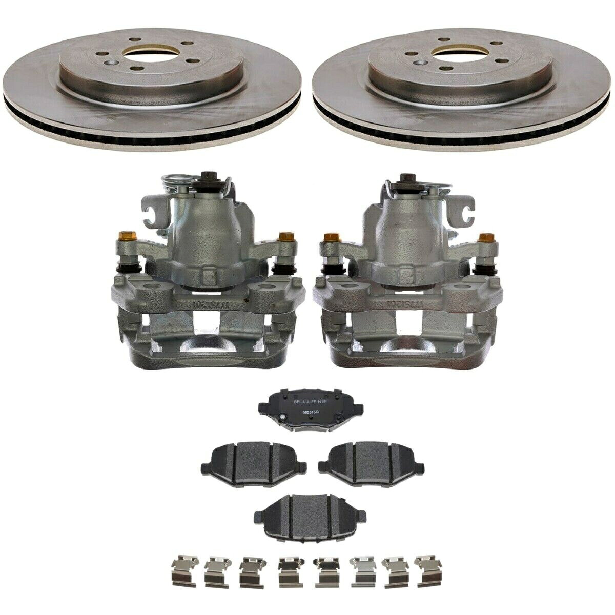 brake disc rotor 2008-2014 KIT-210516-332 Raybestos 2-Wheel Set Brake Disc and Caliper Kits Rear New【並行輸入品】 88,633円