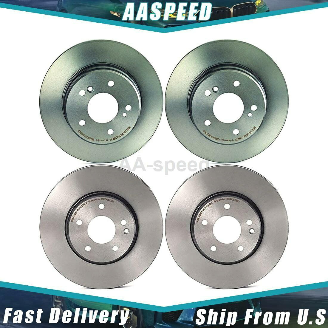 brake disc rotor STOPTECH 905.42001 For 2004-2008 Chrysler 4X Front Rear Disc Brake Rotor Brembo【並行輸入品】