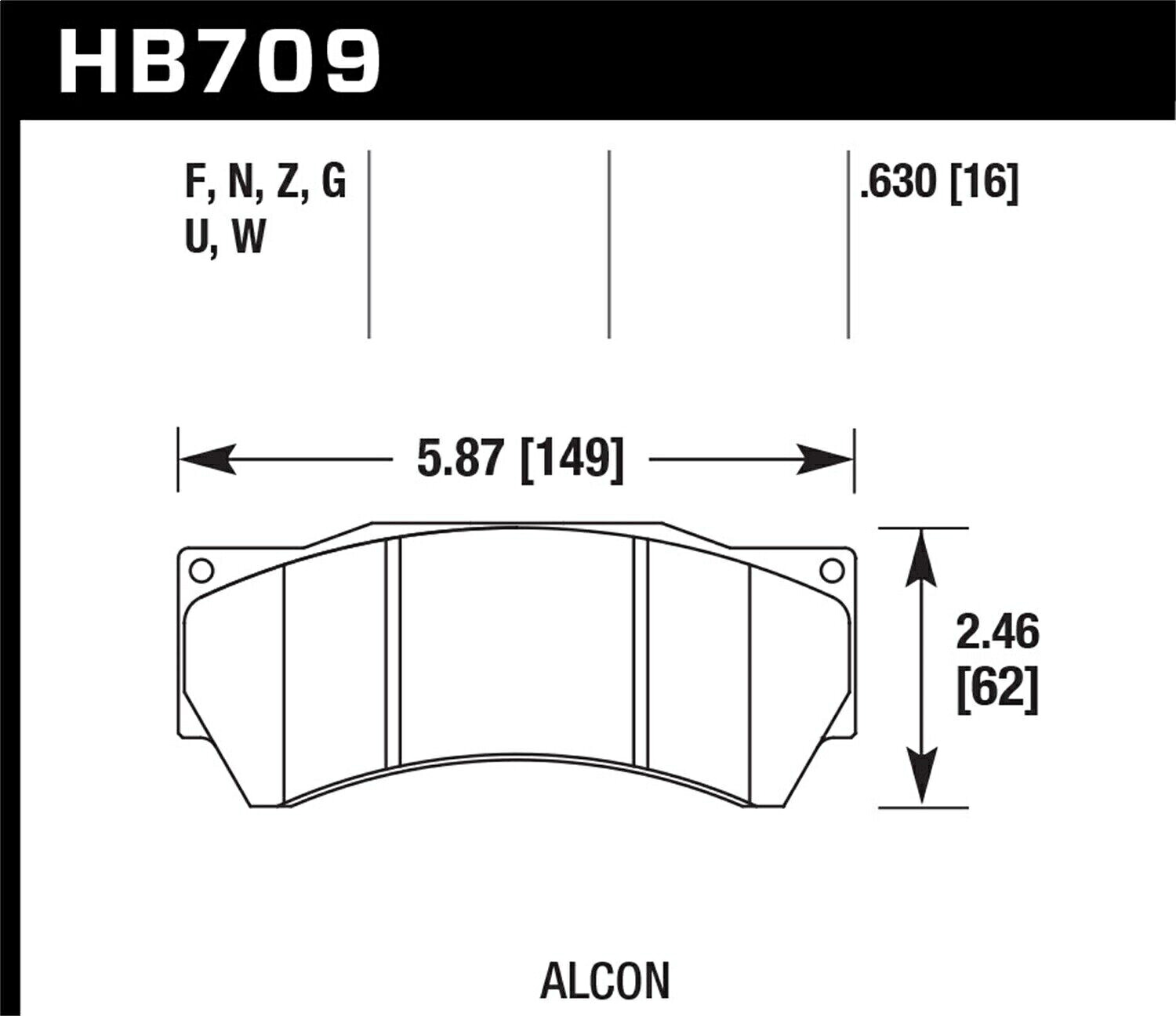 brake disc rotor （ +リア））電源ドリルスロットブレーキローター +セラミック82437pk Hawk Performance HB709W.630 DTC-30 Disc Brake Pad【並行輸入品】｜Us Custom Parts Shop USDM