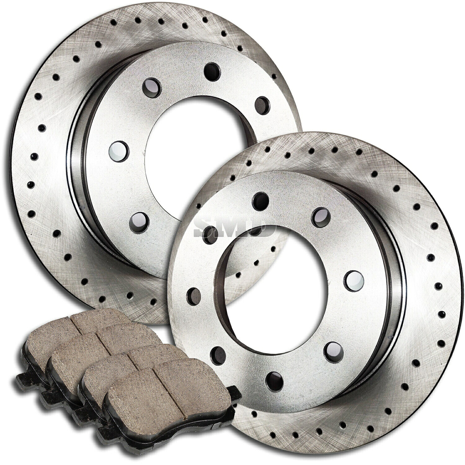 brake disc rotor フォード遠征lincoln A0575 FIT 2007 2008 Dodge Ram 2500 Ram 3500 FRONT Brake Rotors Ceramic Pads【並行輸入品】