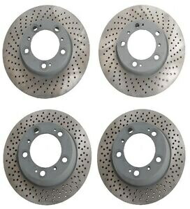 brake disc rotor ポルシェ911用カレラカレラ4タルガ4フロント＆リアディスクブレーキローターセット For Porsche 911 Carrera Carrera 4 Targa 4 Front & Rear Disc Brake Rotors Set【並行輸入品】