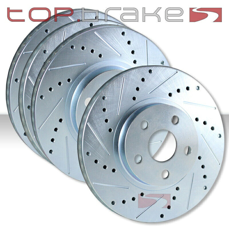 brake disc rotor ディスクディスクebc 3gd FRONT + REAR SET Performance Drilled Slotted Brake Rotors 4WD DRW TBS19036【並行輸入品】