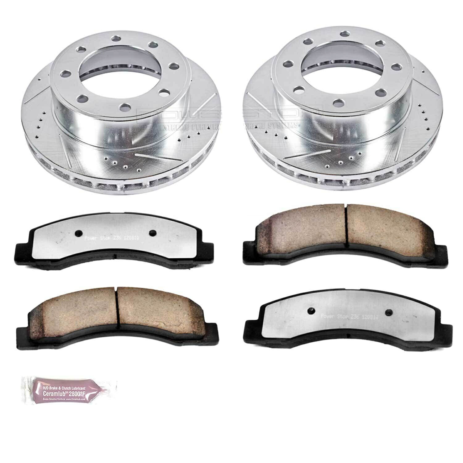 brake disc rotor ディスクブレーキローターブレーキローターフロント本物の幾何学ローター Power Stop K1905-36 Z36 Truck & Tow Brake Upgrade Kit【並行輸入品】｜Us Custom Parts Shop USDM