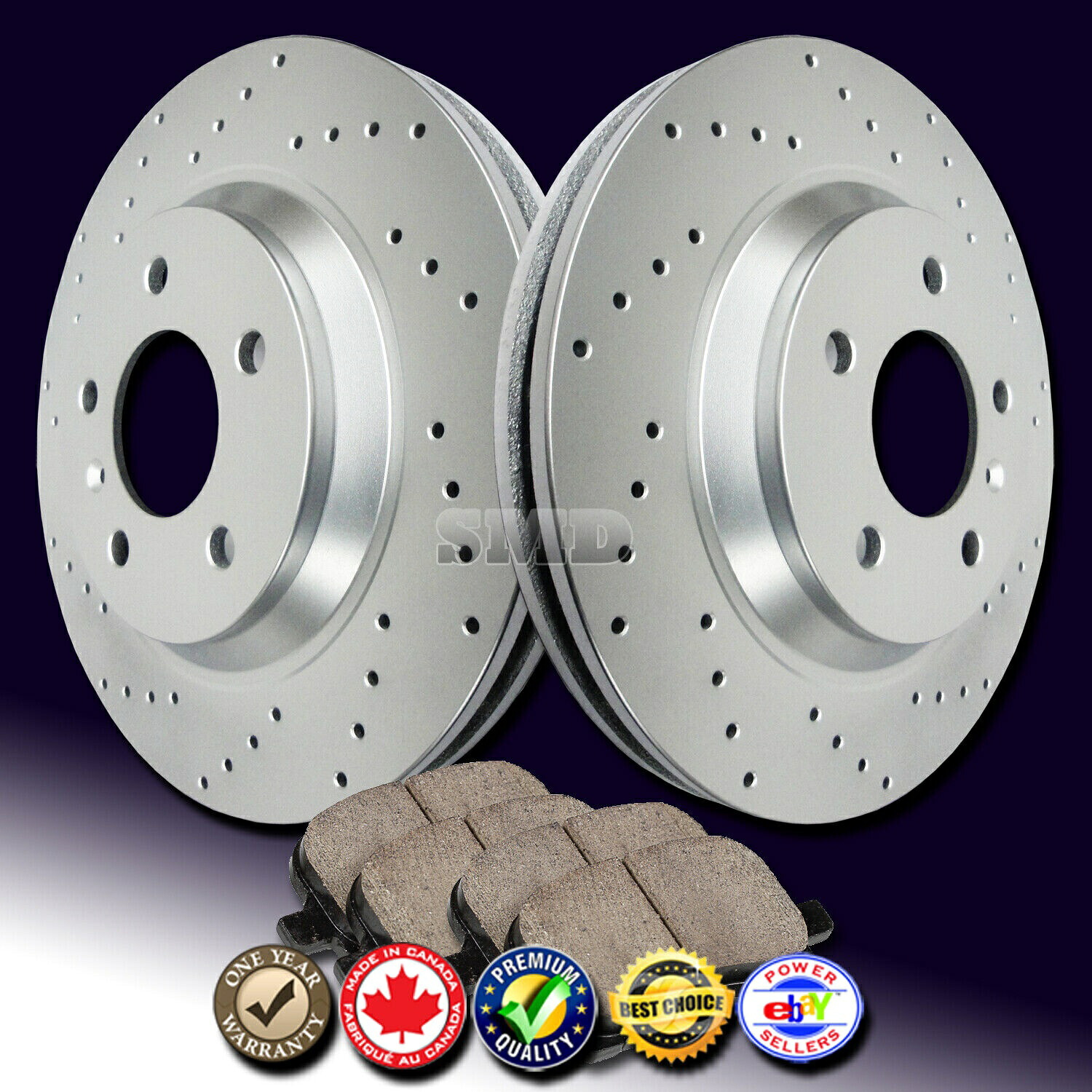 brake disc rotor [フロント+リア] Brakenetic Premium Gt Z1211 FIT 2007 2008 2009 2010 2011 BMW 335i Drilled Rotor Ceramic Pads FRONT SET【並行輸入品】｜Us Custom Parts Shop USDM 83,369円