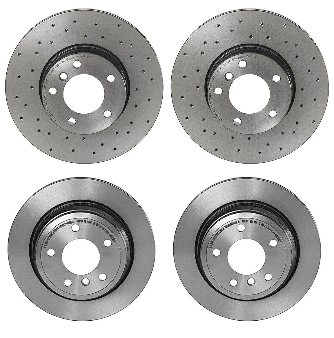 brake disc rotor スバルレガシー/アウトバックのEBC 10-15 Brembo Front Drilled & Rear Coat Brake Disc Rotors Kit For BMW E91 E93 E84【並行輸入品】 83,369円
