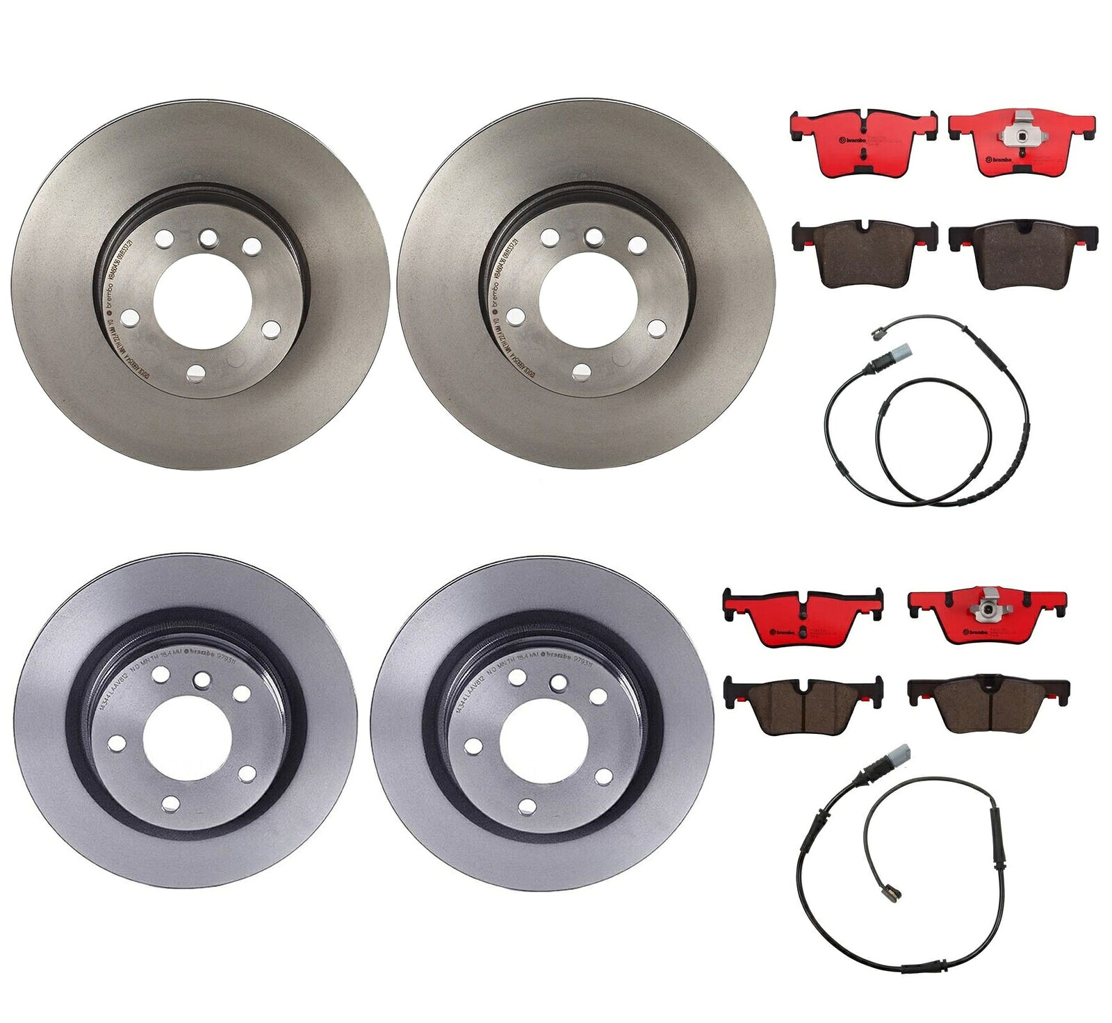 brake disc rotor BREMBOフロント＆リアブレーキキットセラミックパッドBMW F22 F30 F32用コートディスクローター Brembo Front & Rear Brake Kit Ceramic Pads Coat Disc Rotors For BMW F22 F30 F32【並行輸入品】