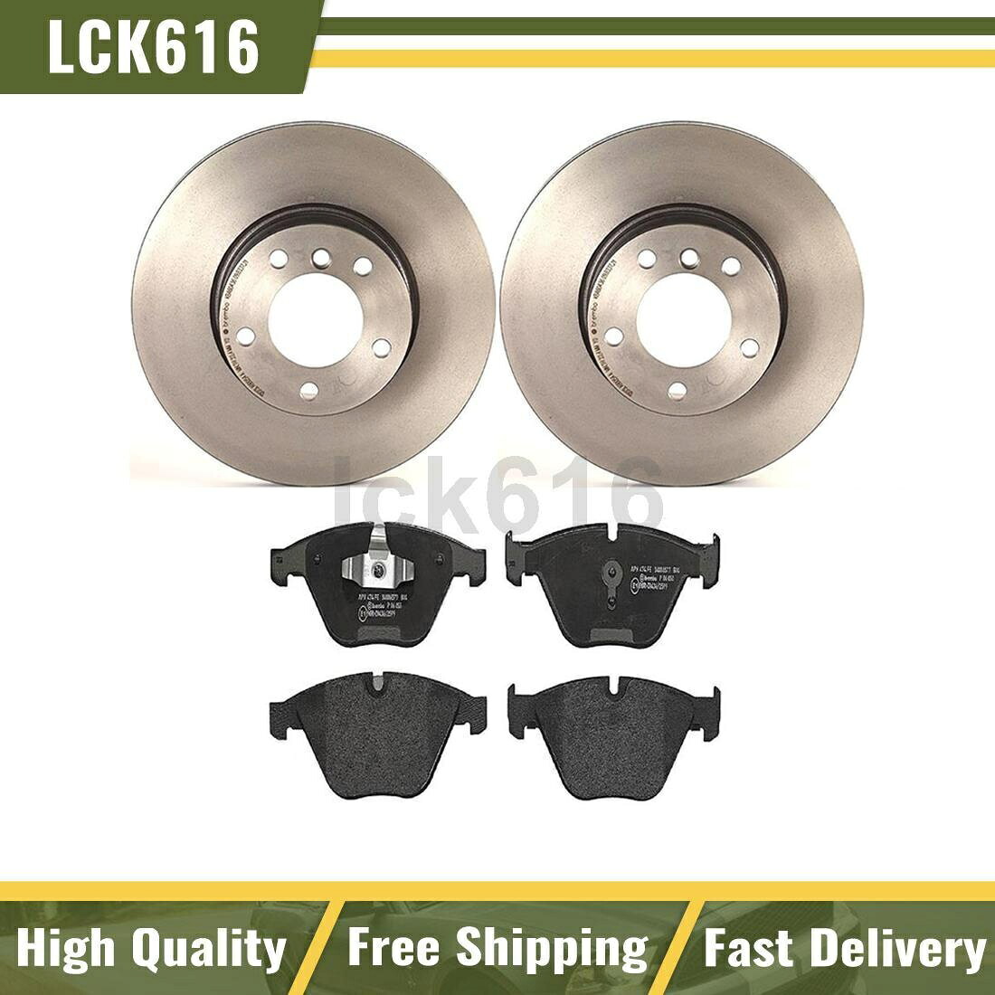 brake disc rotor 2013-2015 BMW X1のフロントブレンボブレーキキットブレーキパッドとローター Front Brembo Brake Kit brake pads and rotors For 2013-2015 BMW X1【並行輸入品】