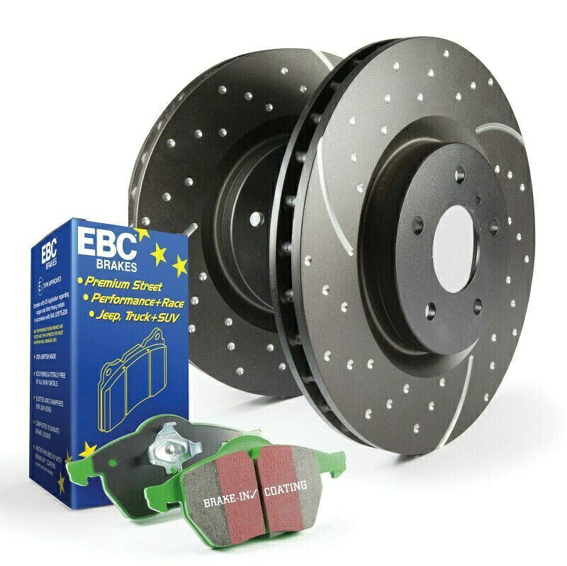 brake disc rotor EBC S3キット-GreenStuffブレーキパッド&GDスポーツローター(リア)15+ F150 2.7 TT EBC S3 Kit - Greenstuff Brake Pads & GD Sport Rotors (REAR) for 15+ F150 2.7 TT【並行輸入品】|Us Custom Parts Shop USDM