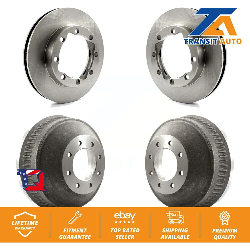 brake disc rotor K2500 GMCシボレー郊外K3500用のフロントリアディスクブレーキロータードラムキット Front Rear Disc Brake Rotors Drum Kit For K2500 GMC Chevrolet Suburban K3500【並行輸入品】