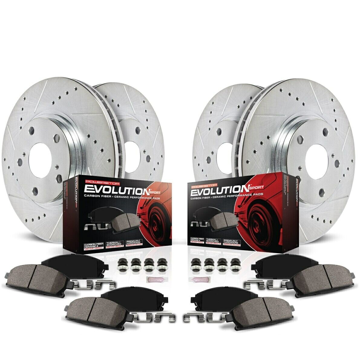 brake disc rotor K6301パワーストップブレーキディスクとパッドキット4輪セットフロントとリアのミニクーパー K6301 Powerstop Brake Disc and Pad Kits 4-Wheel Set Front & Rear for Mini Cooper【並行輸入品】｜Us Custom Parts Shop USDM