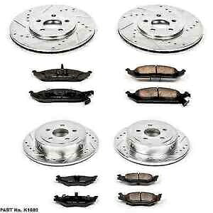 brake disc rotor パワーストップK1680フロント/リアZ23エボリューション1 96-00ブリーズ用のクリックブレーキキット Power Stop K1680 Front/Rear Z23 Evolution 1-Click Brake Kit for 96-00 Breeze【並行輸入品】｜Us Custom Parts Shop USDM