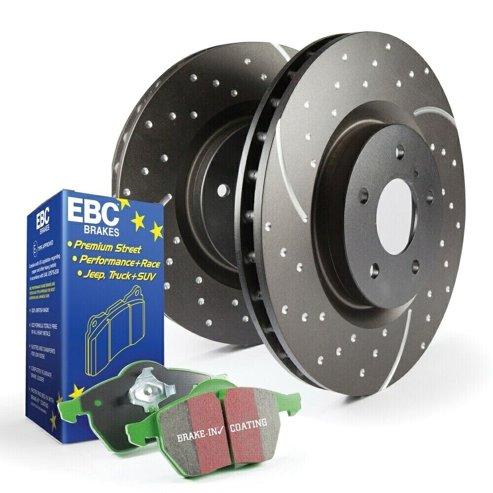 brake disc rotor EBCブレーキS3KR1046-リアステージ3グリーンスタッフ6000パッドおよびGDシリーズローターキット EBC Brakes S3KR1046 - Rear Stage 3 Greenstuff 6000 Pad And GD Series Rotor Kit【並行輸入品】