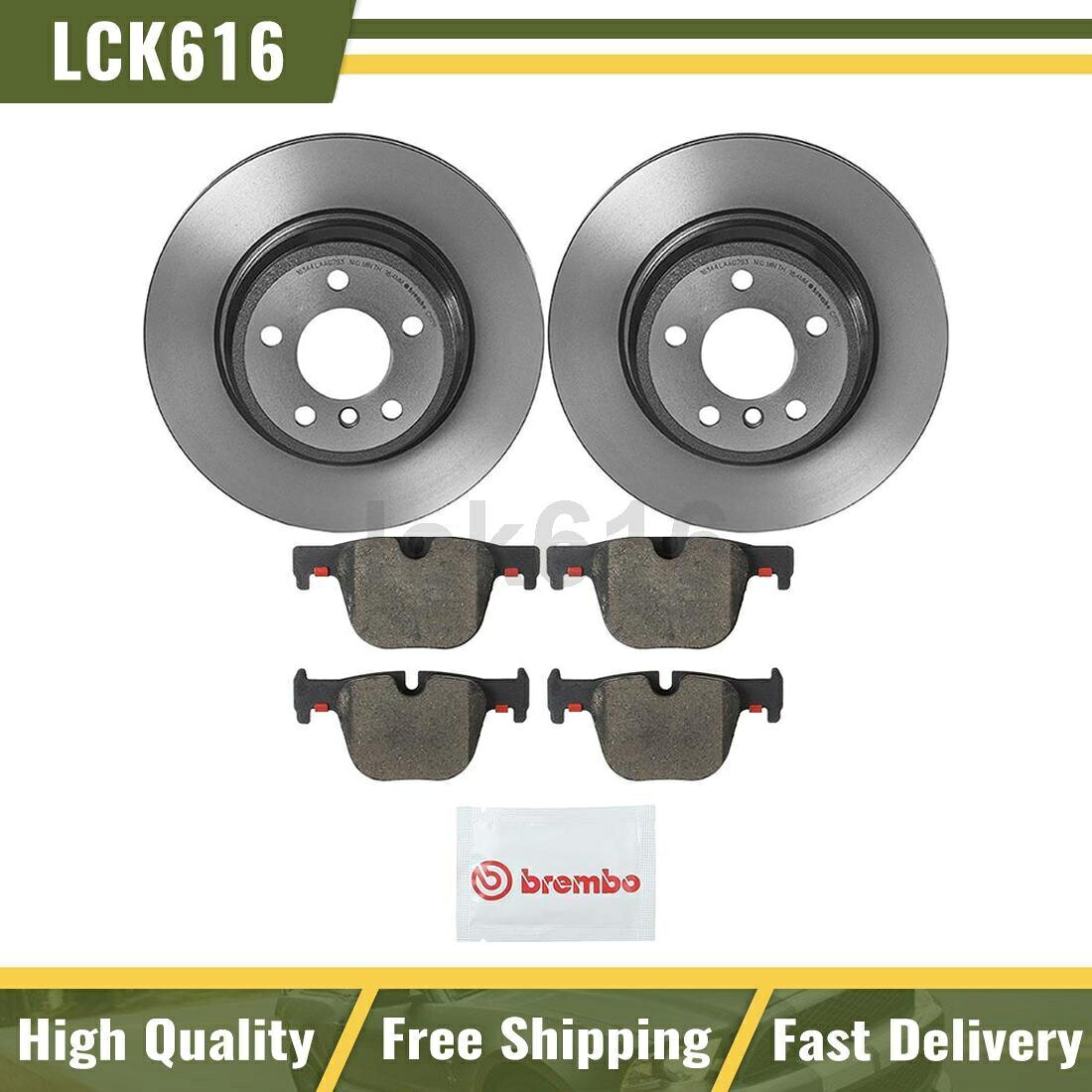 brake disc rotor 2016-2016 BMW 328iのリアブレンボブレーキキットセラミックブレーキパッドとローター Rear Brembo Brake Kit Ceramic brake pads and rotors For 2016-2016 BMW 328i【並行輸入品】|Us Custom Parts Shop USDM