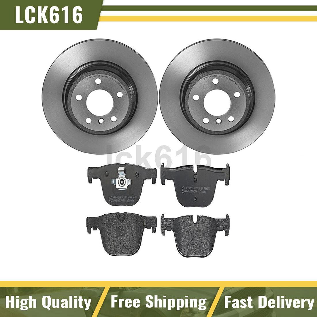 brake disc rotor 2017-2018 BMW 330iのリアブレンボブレーキキットブレーキパッドとローター Rear Brembo Brake Kit brake pads and rotors For 2017-2018 BMW 330i【並行輸入品】