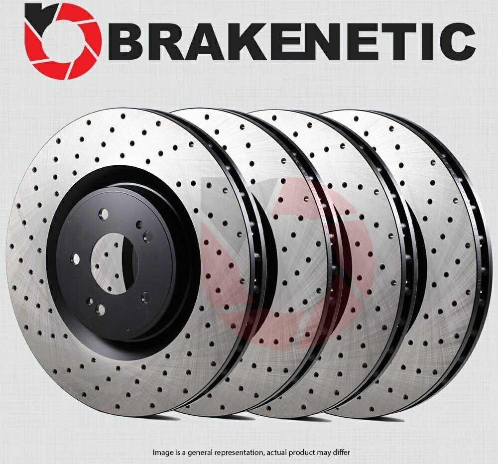 brake disc rotor [フロント +リア] Brakenetic Premium Cross Drilled Brake Disc Rotors BPRS92588 [FRONT + REAR] BRAKENETIC PREMIUM Cross DRILLED Brake Disc Rotors BPRS92588【並行輸入品】｜Us Custom Parts Shop USDM