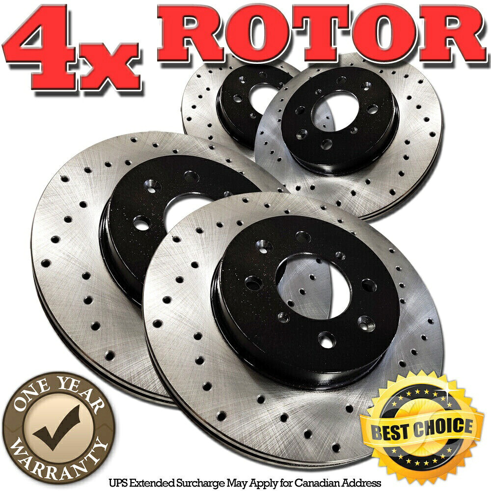 brake disc rotor RH0854フロント+リアブラックドリルドブレーキローター2003 2004 ACURA 1.7EL 1.7 EL RH0854 FRONT+REAR BLACK Drilled Brake Rotors FOR 2003 2004 Acura 1.7EL 1.7 EL【並行輸入品】｜Us Custom Parts Shop USDM