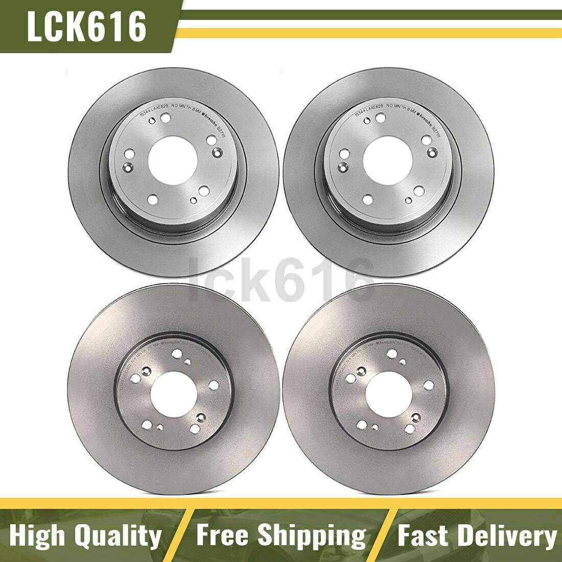 brake disc rotor 2006年から2012年のホンダアコードのために4のブレンボブレーキローターフロントリアキットセット Brembo Brake Rotors Front Rear Kit Set of 4 For 2006-2012 Honda Accord【並行輸入品】｜Us Custom Parts Shop USDM