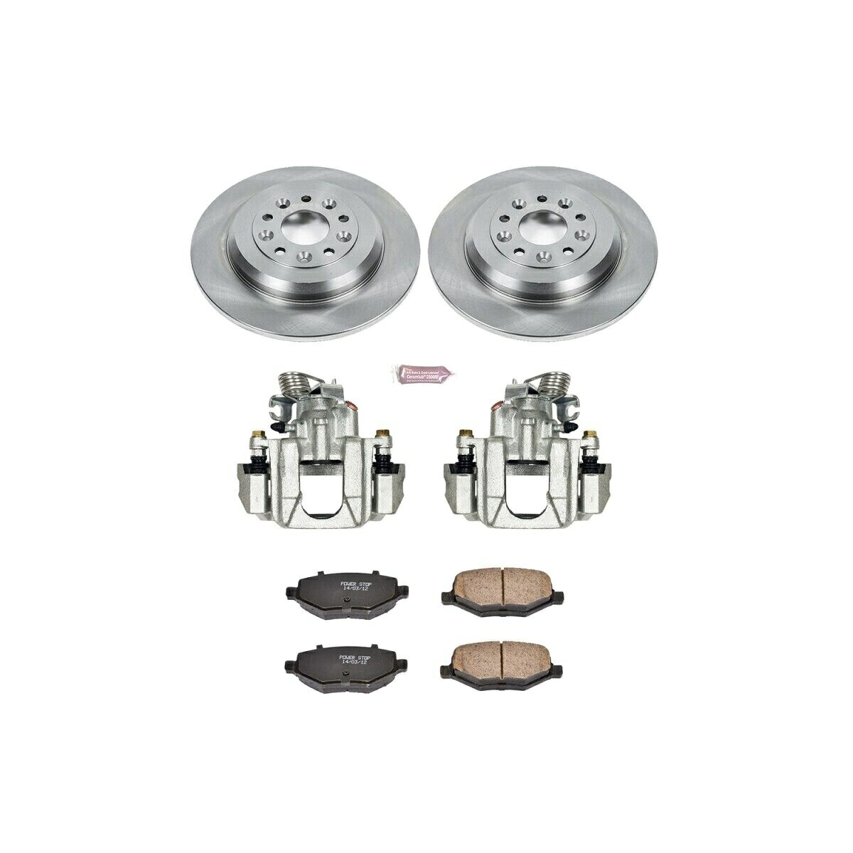 brake disc rotor kcoe4744パワーストップブレーキディスクとキャリパーキット2輪セットリア新しいエクスプローラー KCOE4744 Powerstop Brake Disc and Caliper Kits 2-Wheel Set Rear New for Explorer【並行輸入品】｜Us Custom Parts Shop USDM