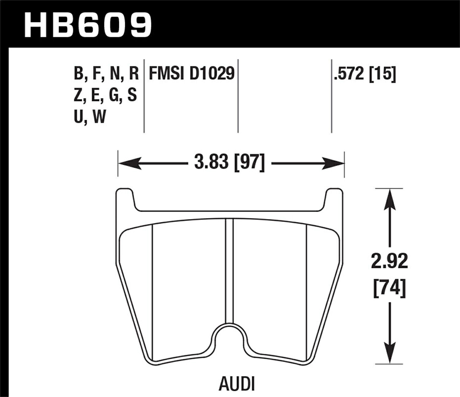brake disc rotor Hawk Performance HB609G.572 DTC-60ディスクブレーキパッドフィットガラードR8 RS4 RS5 RS6 Hawk Performance HB609G.572 DTC-60 Disc Brake Pad Fits Gallardo R8 RS4 RS5 RS6【並行輸入品】｜Us Custom Parts Shop USDM