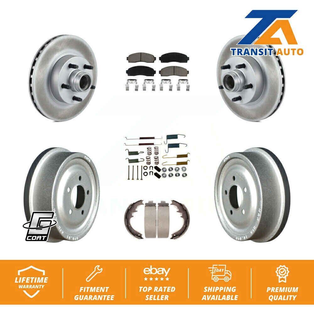 brake disc rotor 06-09フォードレンジャーRWD用のフロントリアコートブレーキローターセラミックパッドドラムキット（7PC） Front Rear Coat Brake Rotor Ceramic Pad Drum Kit (7Pc) For 06-09 Ford Ranger RWD【並行輸入品】｜Us Custom Parts Shop USDM