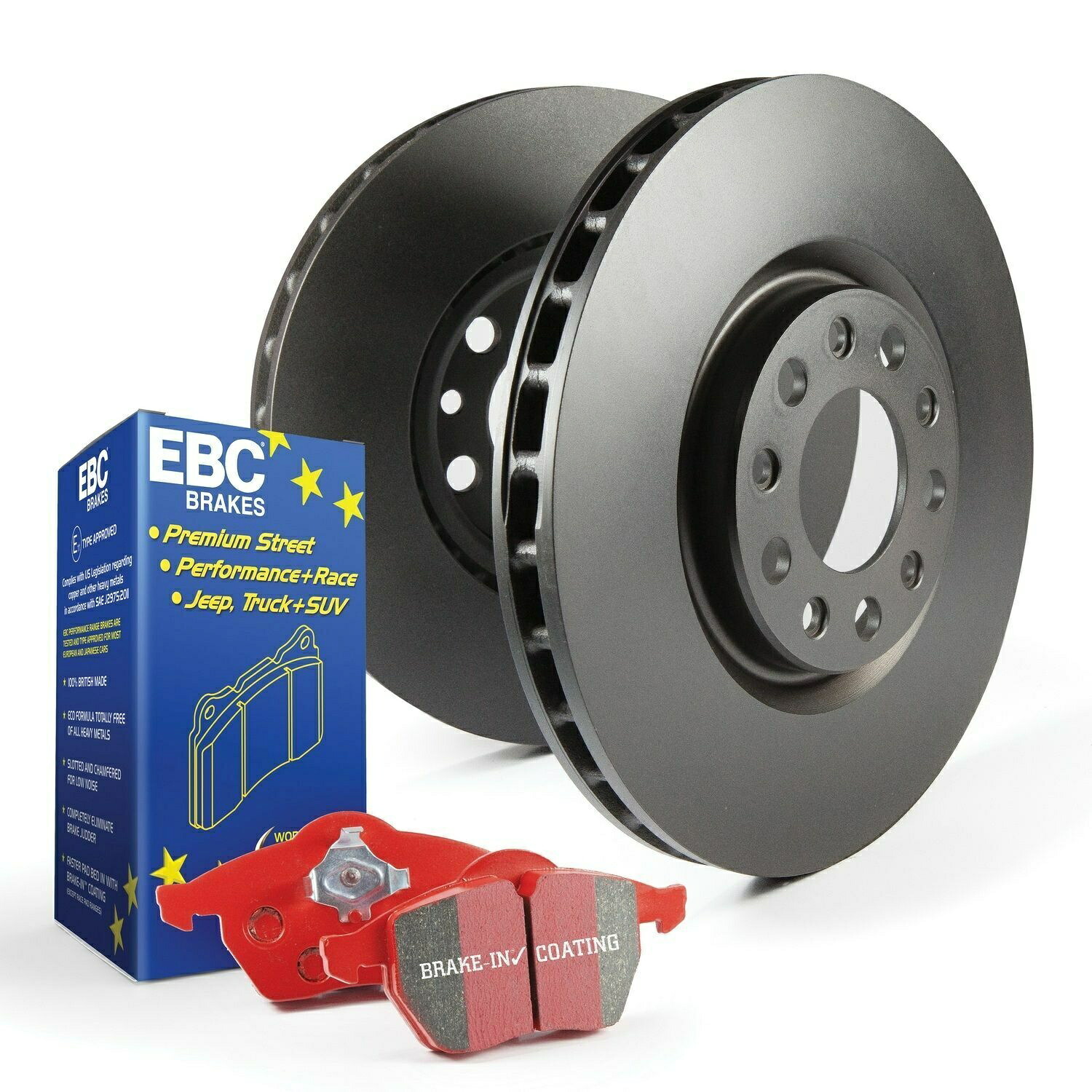 brake disc rotor EBCブレーキS12KF1769 S12キットレッドスタッフとRKローターは14-17 SSに適合します EBC Brakes S12KF1769 S12 Kits Redstuff and RK Rotors Fits 14-17 SS【並行輸入品】｜Us Custom Parts Shop USDM