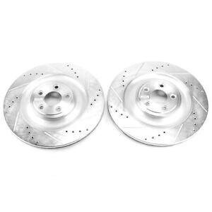 brake disc rotor 14-19ジャガーFタイプのリアエボリューションドリル＆スロットローターのパワーストップ - ペア PowerStop for 14-19 Jaguar F-Type Rear Evolution Drilled & Slotted Rotors - Pair【並行輸入品】｜Us Custom Parts Shop USDM 83,369円