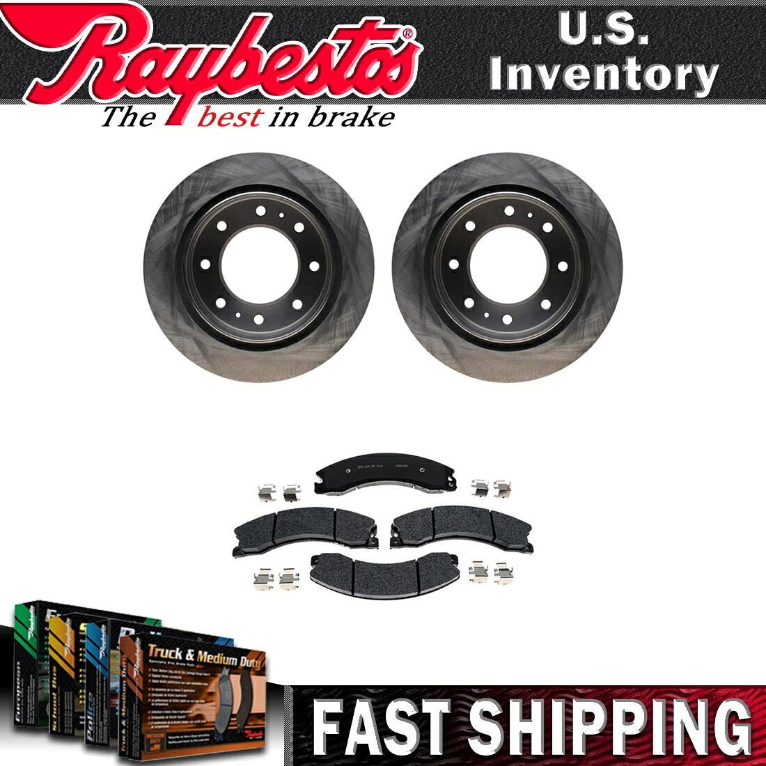 brake disc rotor 2011年から2019年のリアキットブレーキローターとメタリックパッドハードウェア2500 HD Rear Kit Brake Rotors and Metallic Pads Hardware For 2011-2019 Silverado 2500 HD【並行輸入品】｜Us Custom Parts Shop USDM