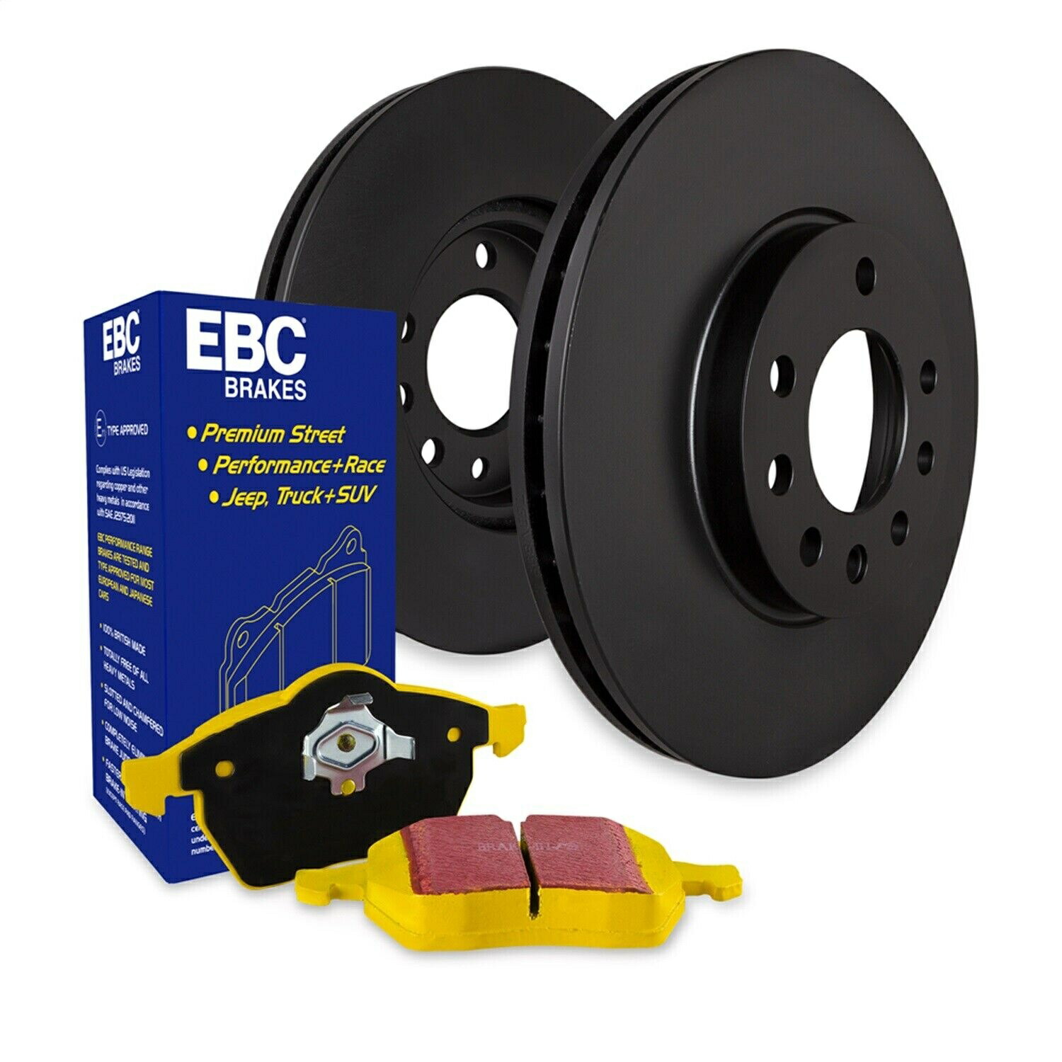 brake disc rotor EBCブレーキS13KF1738 S13キットイエロースタッフとRKローターは11-15カマロに適合します EBC Brakes S13KF1738 S13 Kits Yellowstuff and RK Rotors Fits 11-15 Camaro【並行輸入品】
