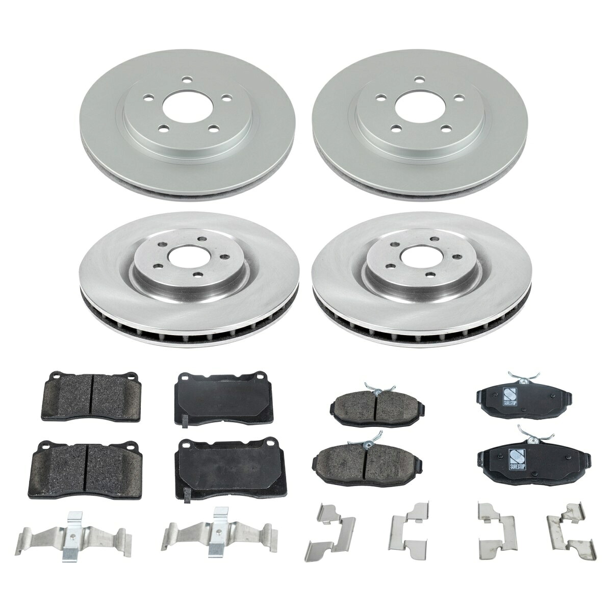 brake disc rotor Kit-092921-2072 Sure Stop Brake Disc and Pad Kits 4-Wheel Set Front＆Lear KIT-092921-2072 Sure Stop Brake Disc and Pad Kits 4-Wheel Set Front & Rear【並行輸入品】｜Us Custom Parts Shop USDM