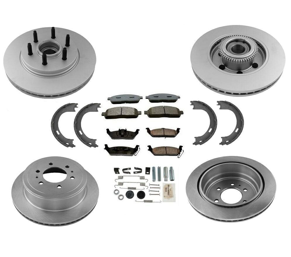 brake disc rotor 6つのスタッドハブベアリングローターフォードリアホイールドライブF150 05-08 8PC用ブレーキパッド 6 Stud Hub BearingRotors Brake Pads for Ford Rear Wheel Drive F150 05-08 8pc【並行輸入品】｜Us Custom Parts Shop USDM