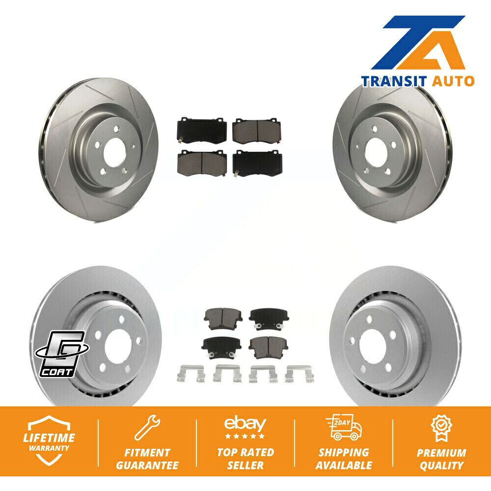brake disc rotor ドッジ充電器チャレンジャー用のフロントリアコーティングディスクブレーキローターセラミックパッドキット Front Rear Coated Disc Brake Rotors Ceramic Pad Kit For Dodge Charger Challenger【並行輸入品】｜Us Custom Parts Shop USDM