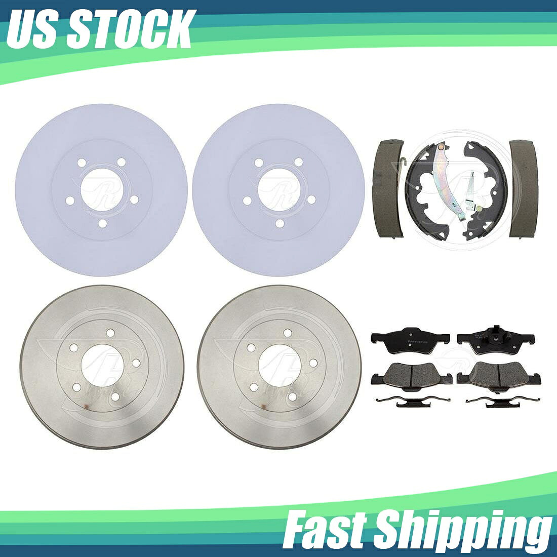 brake disc rotor 2008年から2012年のフォードエスケープコーティングブレーキローターセラミックパッドブレーキドラムと靴 For 2008-2012 Ford Escape Coated Brake Rotors Ceramic Pads Brake Drums & Shoes【並行輸入品】｜Us Custom Parts Shop USDM