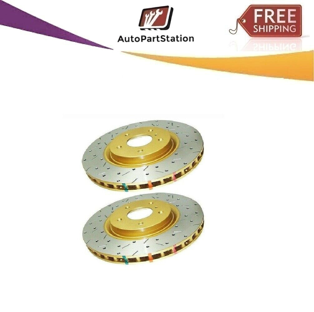 brake disc rotor Subaru Forester/Imprezaリアドリル&スロット4000ローターシリーズのDBA(ペア) DBA For Subaru Forester/Impreza Rear Drilled & Slotted 4000 Rotor Series (Pair)【並行輸入品】|Us Custom Parts Shop USDM