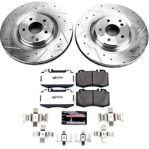 brake disc rotor 03-06メルセデスベンツCLK500フロントZ26ストリートウォリアーブレーキキットのパワーストップ PowerStop for 03-06 Mercedes-Benz CLK500 Front Z26 Street Warrior Brake Kit【並行輸入品】