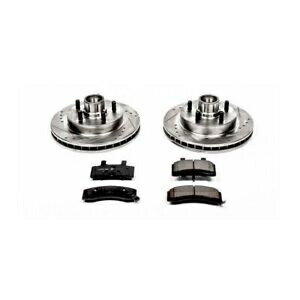 brake disc rotor 98-00シボレータホフロントZ23エボリューションスポーツブレーキキットのパワーストップ PowerStop for 98-00 Chevrolet Tahoe Front Z23 Evolution Sport Brake Kit【並行輸入品】