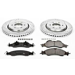 brake disc rotor 07-09フォードエクスペディションフロントZ23エボリューションスポーツブレーキキットのパワースター PowerStop for 07-09 Ford Expedition Front Z23 Evolution Sport Brake Kit【並行輸入品】