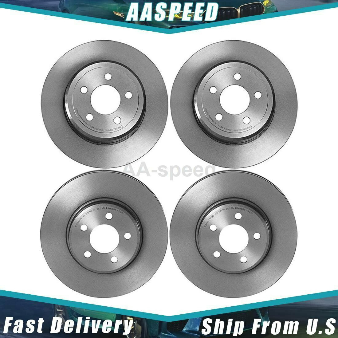 brake disc rotor 2005-2018のクライスラー4xフロントリアディスクブレーキローターブレンボ For 2005-2018 Chrysler 4X Front Rear Disc Brake Rotor Brembo【並行輸入品】