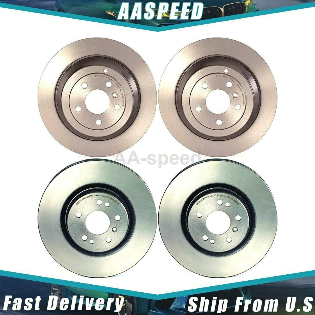brake disc rotor 2006-2012メルセデスベンツ4xフロントリアディスクブレーキローターブレンボ For 2006-2012 Mercedes-Benz 4X Front Rear Disc Brake Rotor Brembo【並行輸入品】