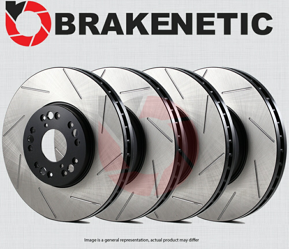 【楽天市場】brake disc rotor [フロント +リア] Premium Slotted Brake Disc