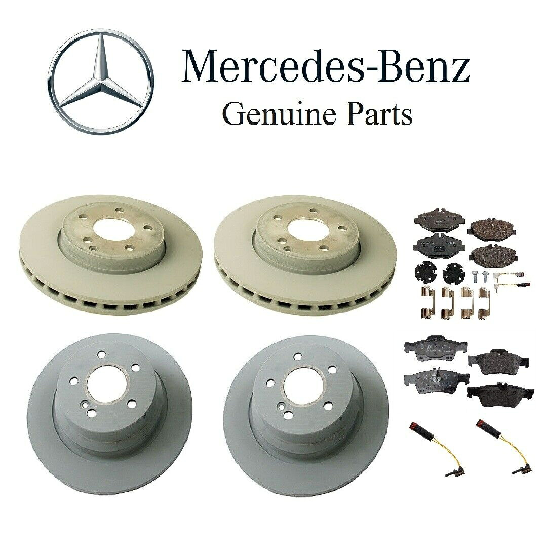 brake disc rotor メルセデスW211 E320フロント＆リアディスクブレーキローターパッド＆センサーキット用 For Mercedes W211 E320 Front & Rear Disc Brake Rotors Pads & Sensors KIT【並行輸入品】