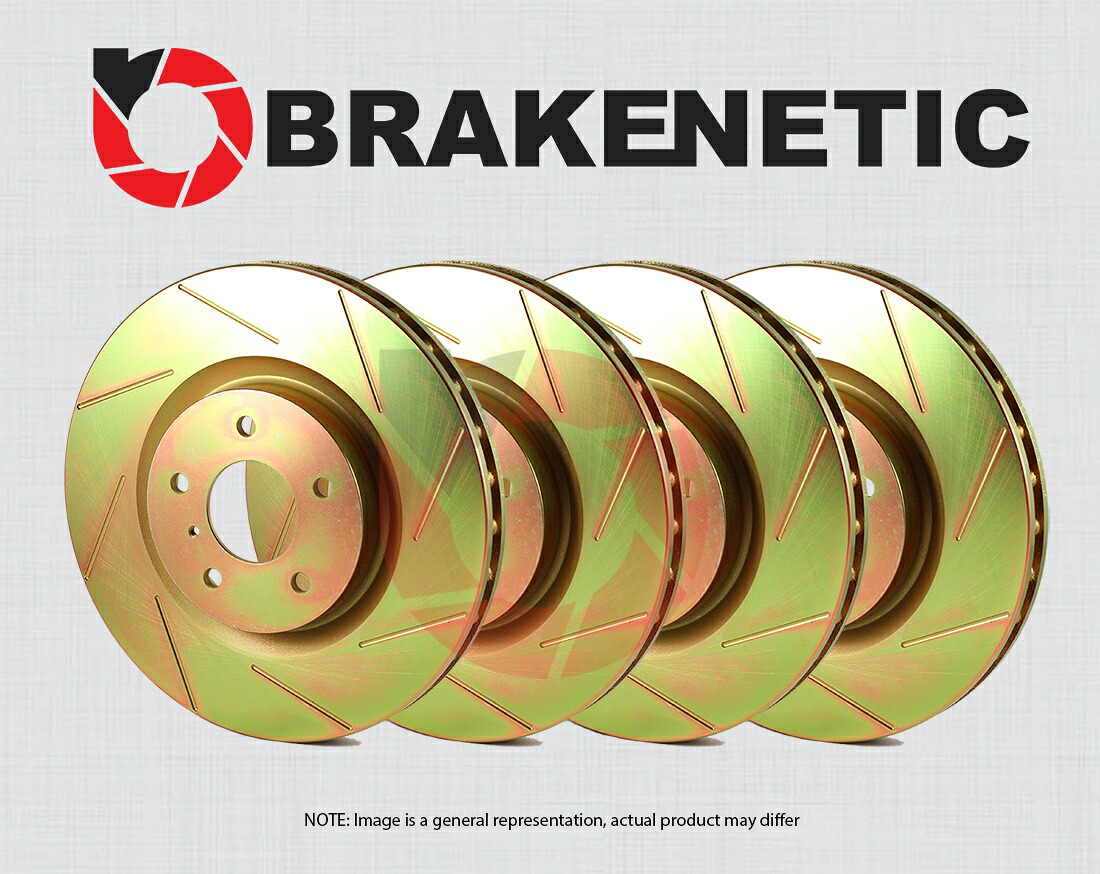 brake disc rotor フロント+リアブラケネティックスポーツスロットスロットブレーキディスクローター30.62174.51 FRONT+REAR BRAKENETIC SPORT Slotted Brake Disc Rotors 30.62174.51【並行輸入品】