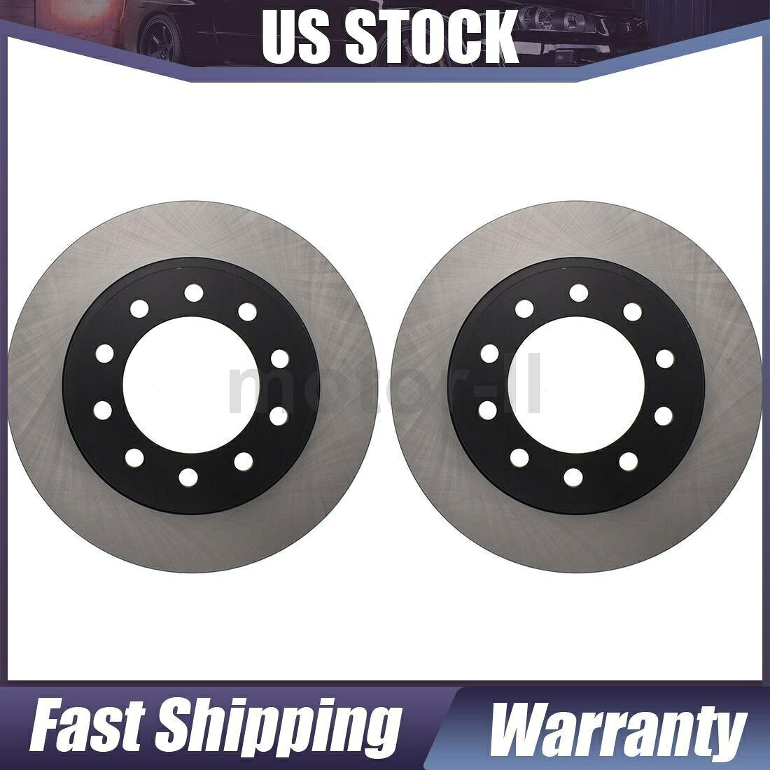 brake disc rotor 2008-2010ダッジ向けの中心部品2xフロントディスクブレーキローター Centric Parts 2X Front Disc Brake Rotor For 2008-2010 Dodge【並行輸入品】