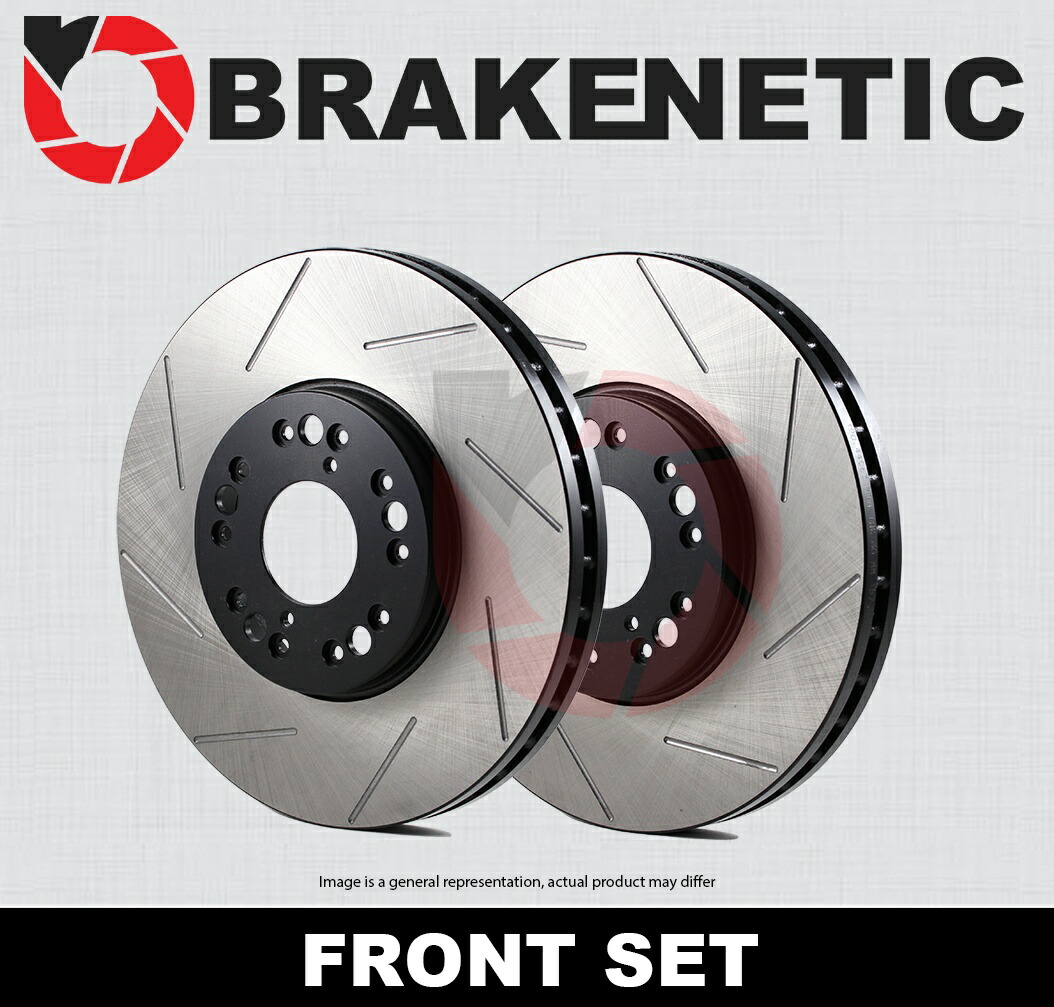 brake disc rotor [フロントセット] Brakenetic Premium Slotted Brake Disc Rotors w/Brembo BNP61106.SS [FRONT SET] BRAKENETIC PREMIUM SLOTTED Brake Disc Rotors w/Brembo BNP61106.SS【並行輸入品】