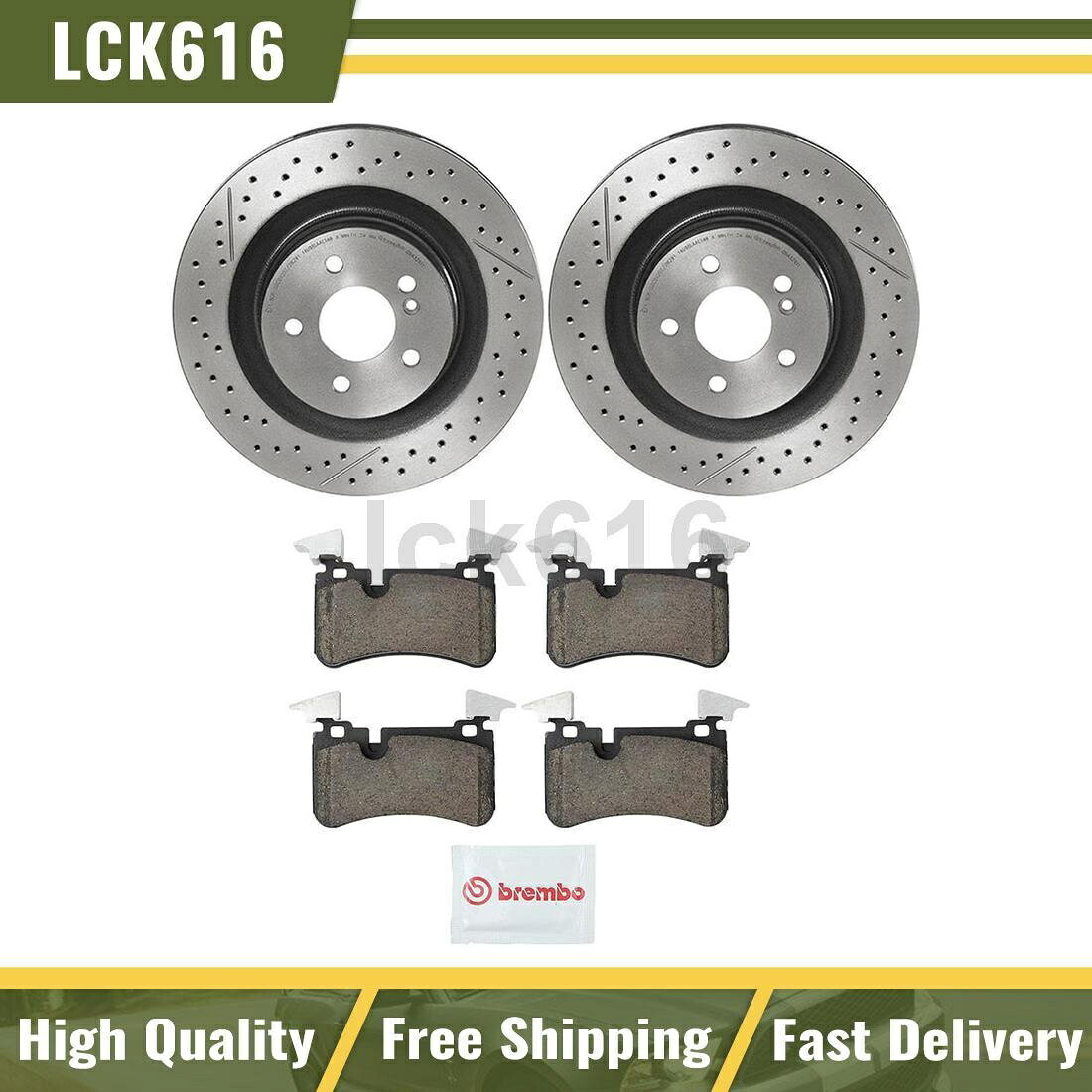 brake disc rotor 2008年から2013年のメルセデスベンツC63 AMGのブレンボセラミックブレーキパッドブレーキローターリア Brembo Ceramic Brake Pad Brake Rotor Rear For 2008-2013 Mercedes-Benz C63 AMG【並行輸入品】