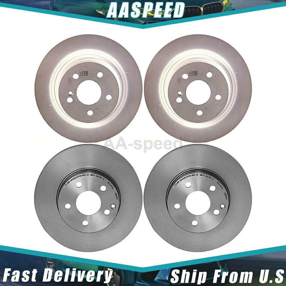 brake disc rotor 2008-2015メルセデスベンツ4xフロントリアディスクブレーキローターブレンボ For 2008-2015 Mercedes-Benz 4X Front Rear Disc Brake Rotor Brembo【並行輸入品】