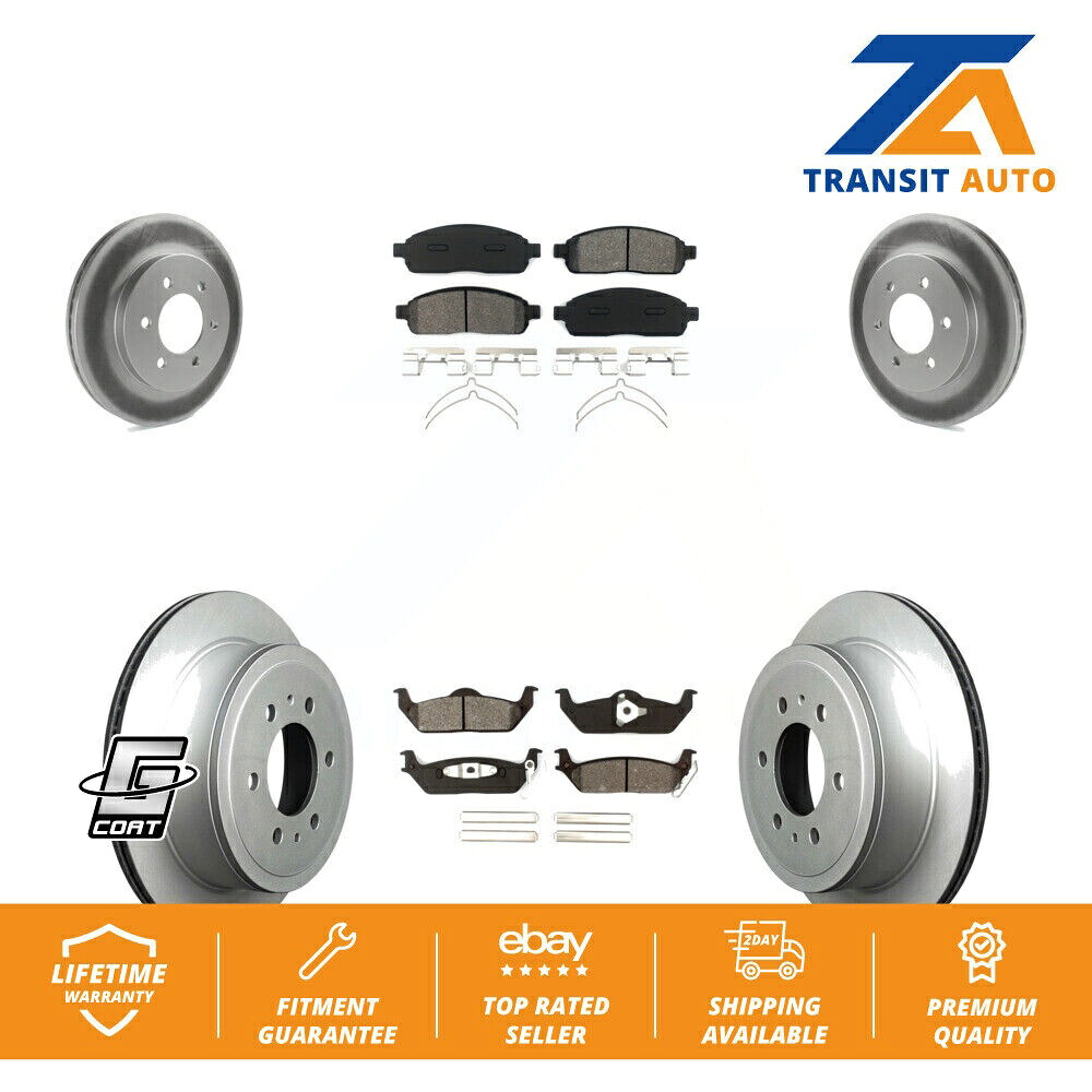 brake disc rotor フォードF-150リンカーンマークLT用のフロントリアコートブレーキローターセミメタリックパッドキット Front Rear Coat Brake Rotor Semi-Metallic Pad Kit For Ford F-150 Lincoln Mark LT【並行輸入品】｜Us Custom Parts Shop USDM