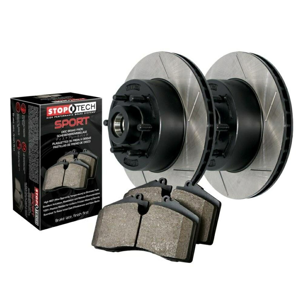 brake disc rotor STOPTECHトラック車軸パックブレーキキット、スロット、フロント-970.44042 Stoptech Truck Axle Pack Brake Kit, Slotted, Front - 970.44042【並行輸入品】 92,142円