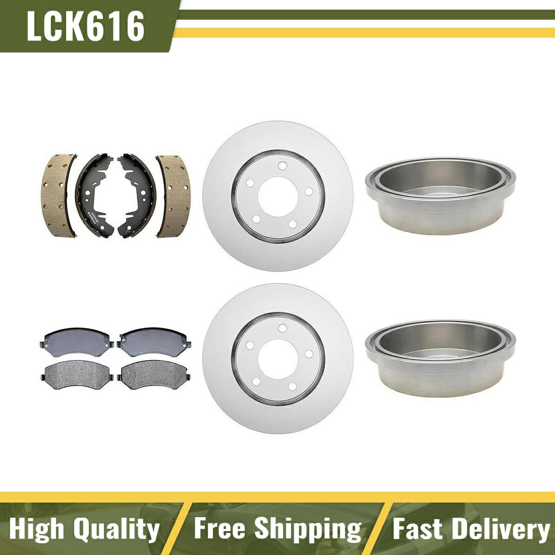 【楽天市場】brake disc rotor 2005年の2005年ダッジグランドキャラバンコーティングブレーキローターパッド +ブレーキ